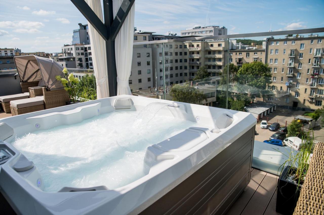 Luksusowy Penthouse Z Jacuzzi I Widokiem Na Morze Apartamento Gdynia Exterior foto